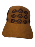 Faux Suede Brown Ball Cap