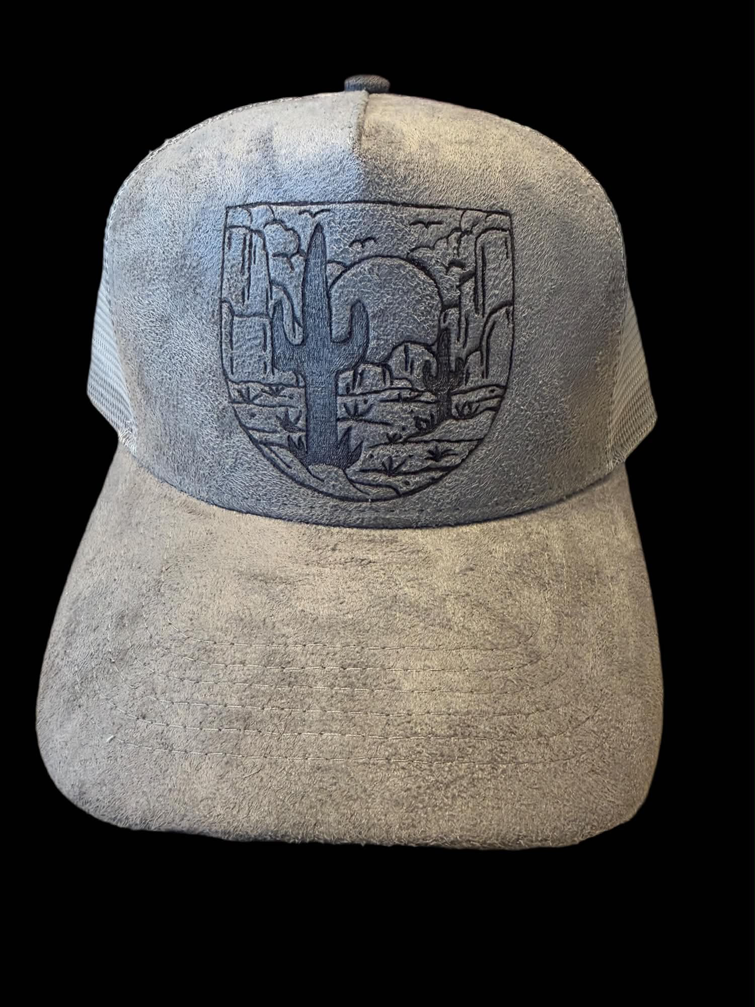 Faux Suede Ball Cap