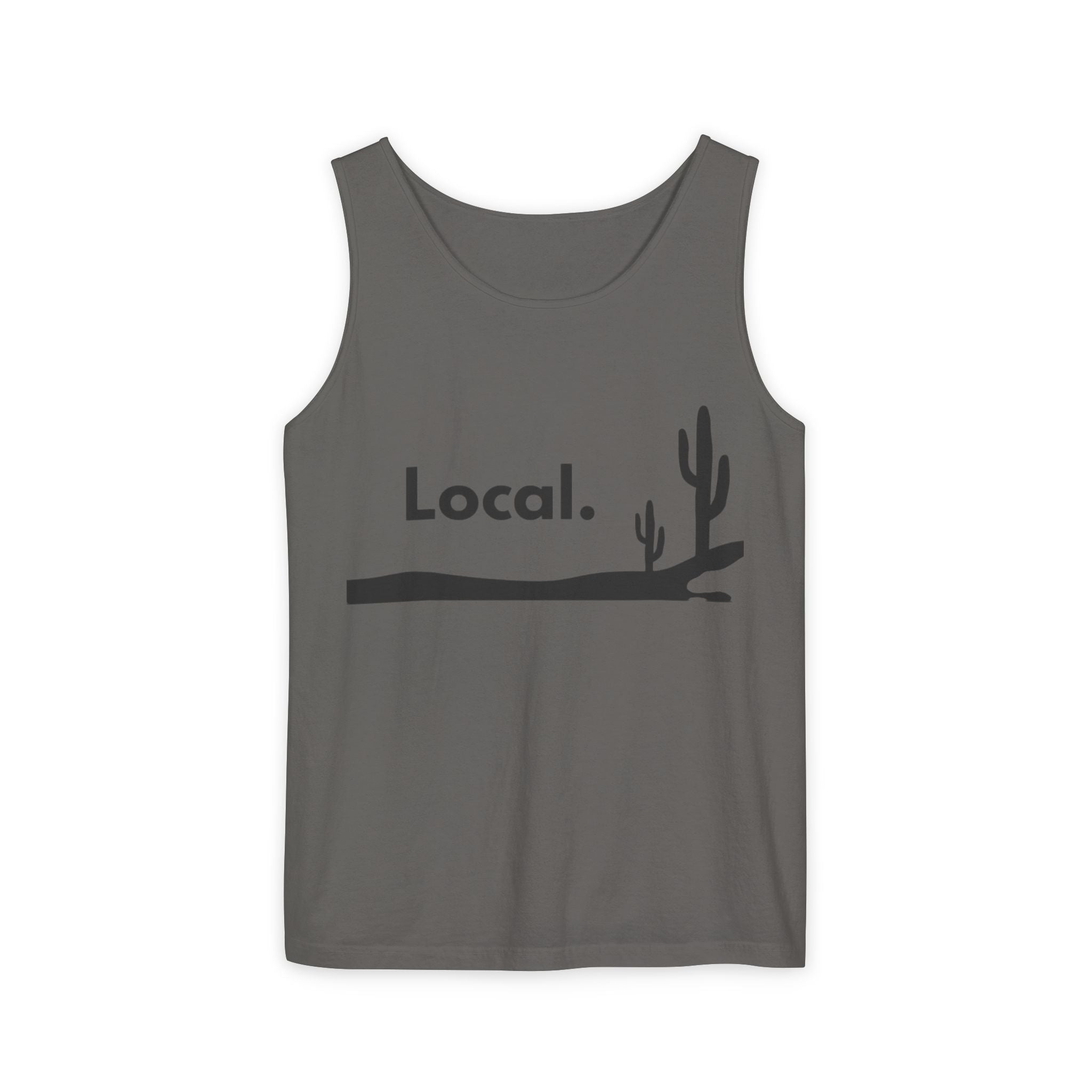 Local Desert Cactus Tank Top — Minimalist Southwest Vacation Tee
