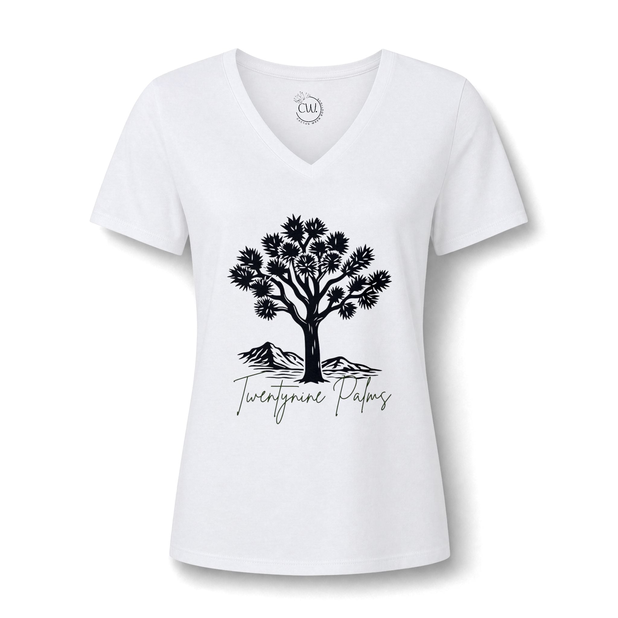 Women's Relaxed Heather CVC V-Neck Tee