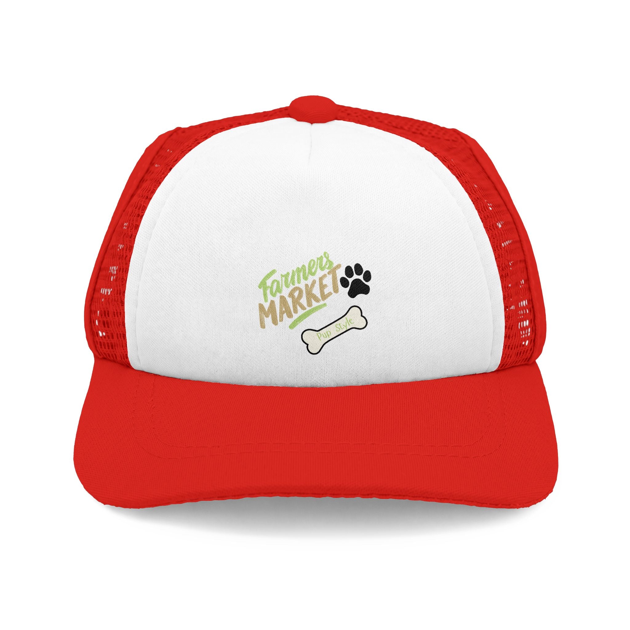 Dog Foam Trucker Hat — Farmers Market Paw & Bone Cap