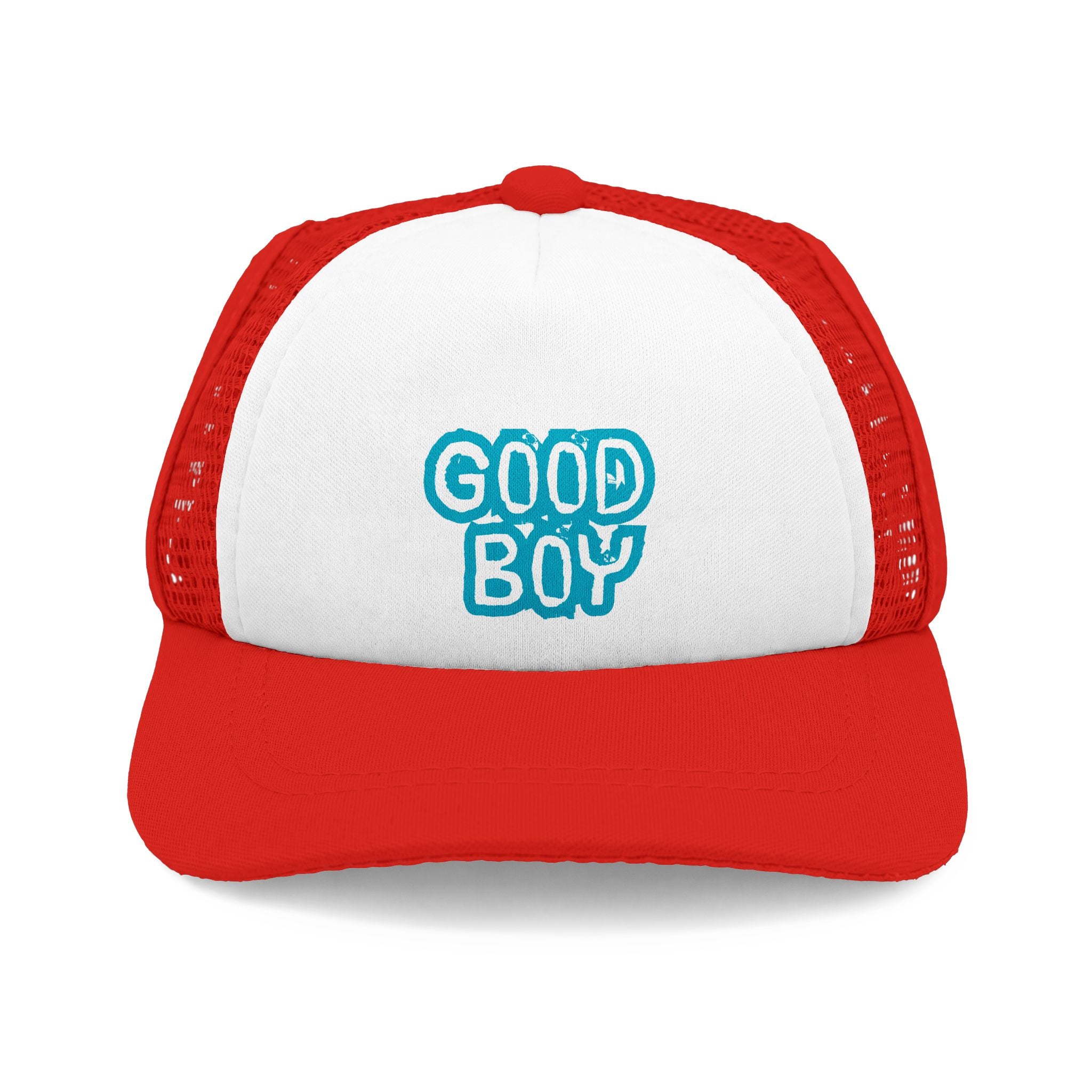 Good Boy Trucker Hat — Embroidered Dog Foam Cap