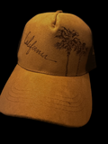 Faux Suede Brown Ball Cap