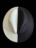 Biege and Black Fedora
