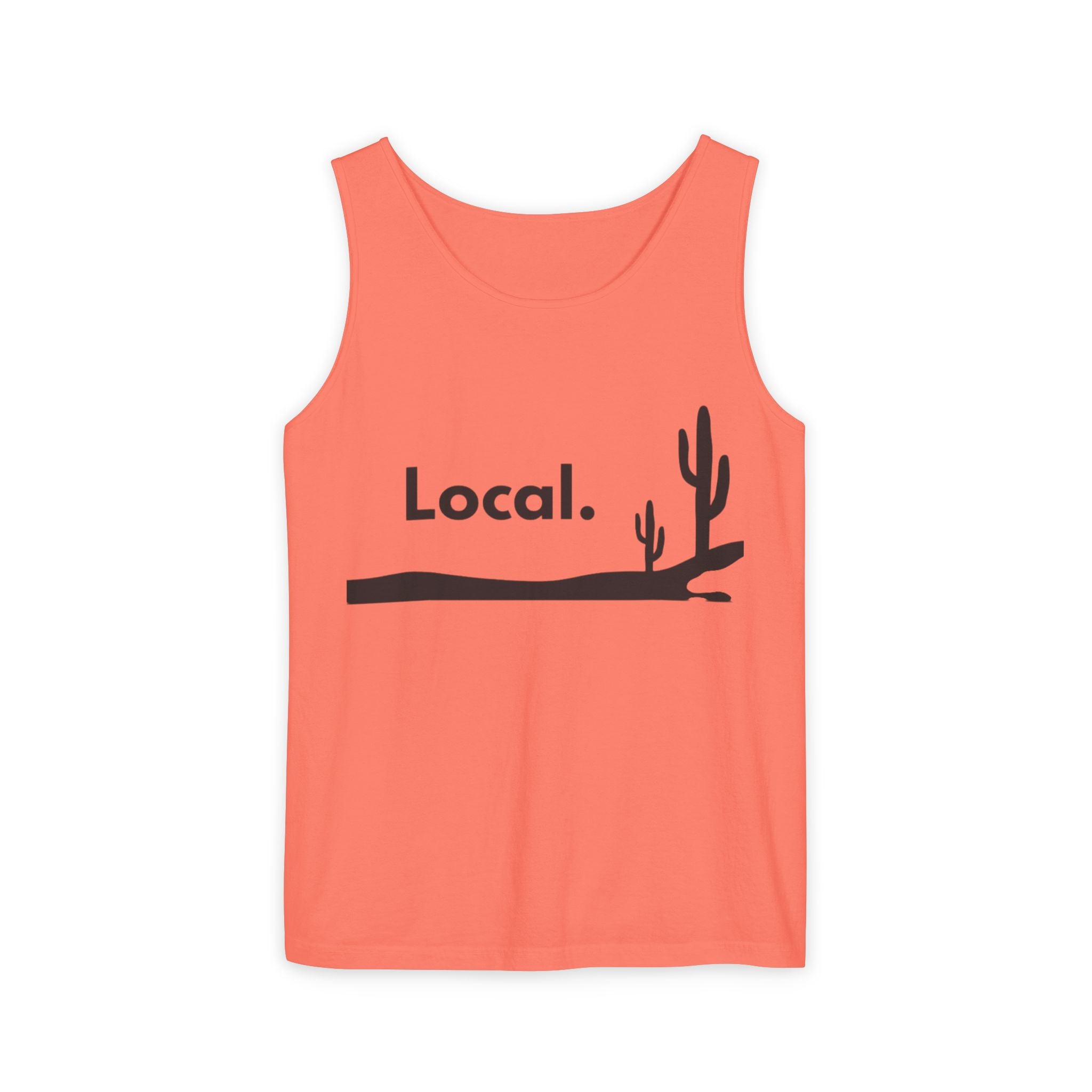 Local Desert Cactus Tank Top — Minimalist Southwest Vacation Tee