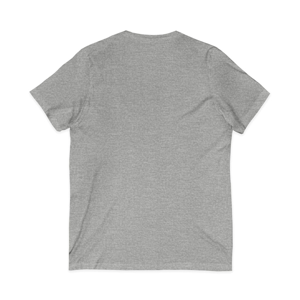 Western Skull V-Neck Tee — Desert Bull Skull Graphic Shirt