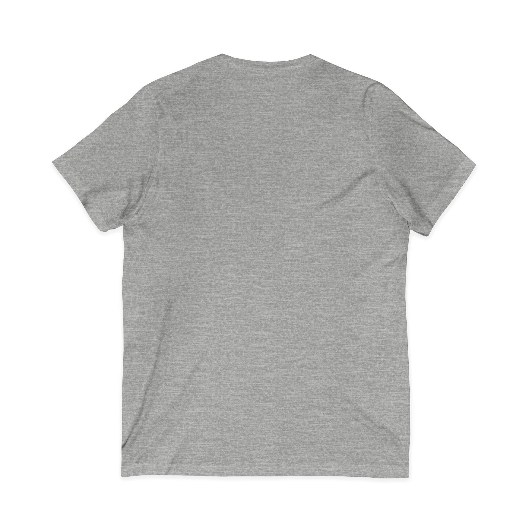 Western Skull V-Neck Tee — Desert Bull Skull Graphic Shirt