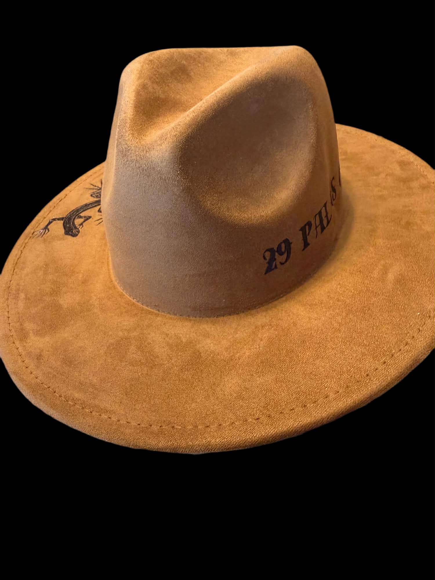 Youth Boys Brown Faux Suede Fedora
