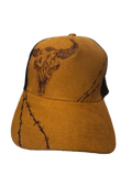 Faux Suede Brown Ball Cap