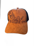 Rose Suede Ball Cap